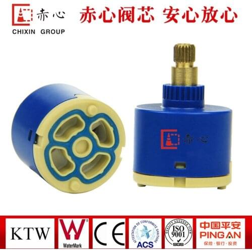 Manufacturers supply 34mm thermostatic valve spool four-hole thermostat valve stem copper thermostat valve