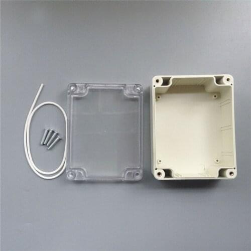 Receiver Transparent Waterproof Junction Box 115mm x 90mm x 55mm ABS Plastic Sealed Switch Case DIY for RC Tug Boat Accessories