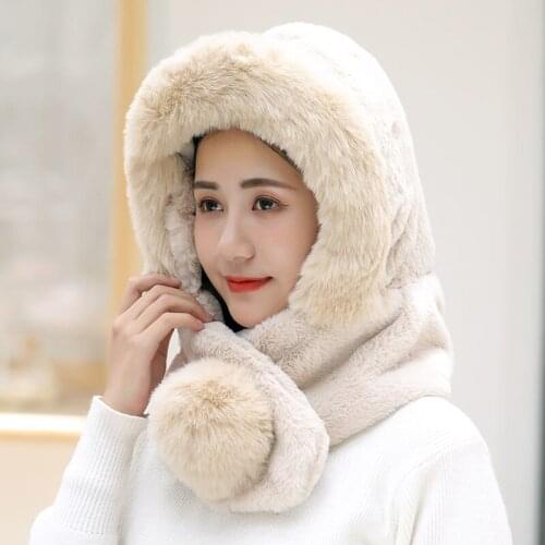 Winter warmth and velvet thickening student cold-proof cute all-match student ladies hat