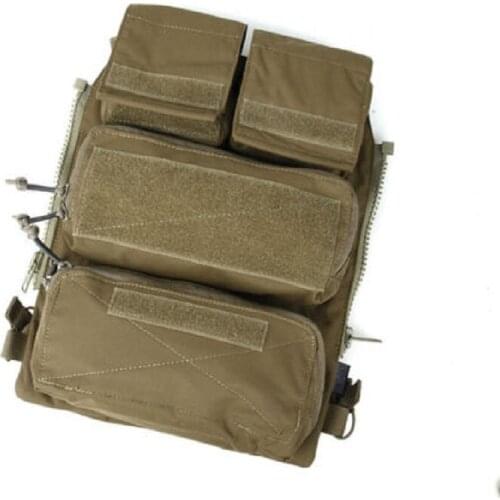 TMC3107-CBThe latest attack back panel Tactical vest zipper bag AOR1 U.S. imported webbing fabric