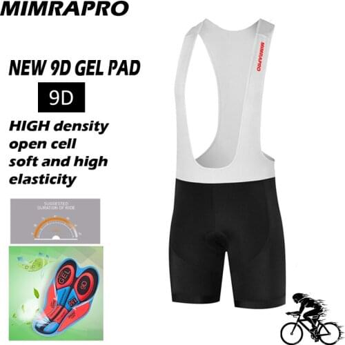MIMRAPRO RAPA Cycling Bib Shorts lightweight bib pant Lycra High-density 9D GEL PAD for profession long time ride Bicycle Pants