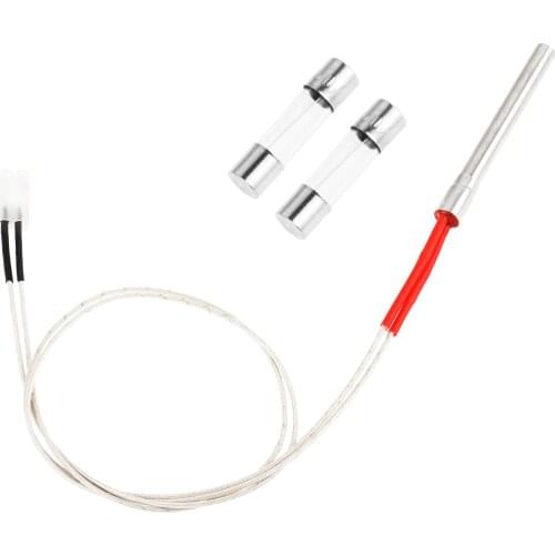 Grill Hot Rod Ignitor Kit with 2 Pieces Fuses Replacement Parts fit for Traeger Wood Pellet Grills 120V 200W