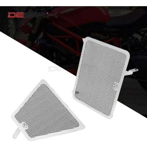 Motorcycle Stainless steel Radiator Guard Grille Cover Oil Cooler Protector For Ducati 848 1098 StreetFighter Motorcycle Part