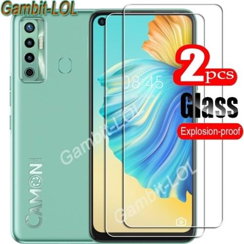 For Tecno Camon 17 Tempered Glass Protective ON Camon17 CG6 6.6Inch Screen Protector Smart Phone Cover Film