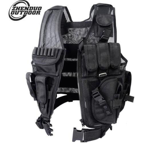 ZHENDUO OUTDOOR Gel Blaster Tactical Vest for Airsoft, Paintball, CS, Skirmish Field vest