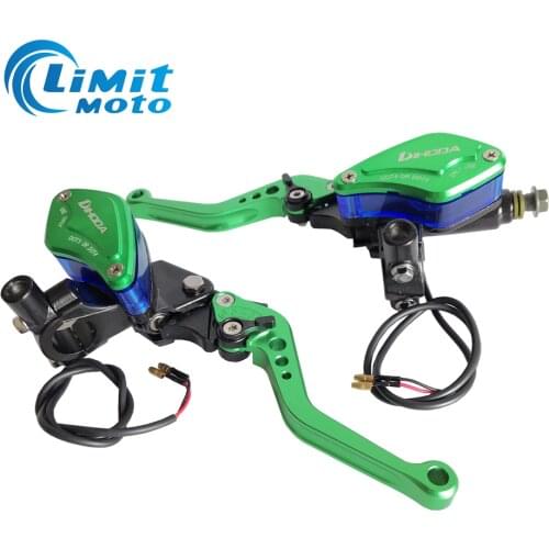 1 pair Universal Motorcycle Hydraulic Clutch Brake Pump Master Cylinder For Yamaha Kawasaki Suzuki Honda 22mm 7/8'' Handlebar