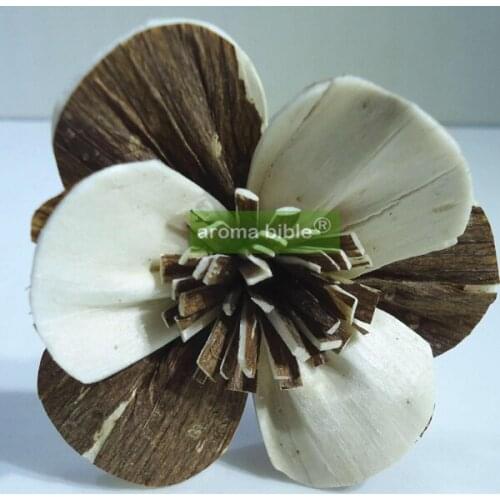1000 pcs /lot Handmade sola wood flowers for fragrance diffuser and home decor with 12cm Rope or rattan reed sticks Top quality