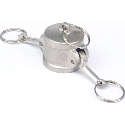 3/4" 304 Stainless Steel Type DC Camlock Fitting Cam and Groove Adapter Dust Cap Stop Flow Wrench