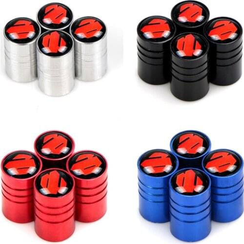 4pcs Car metal alloy tire dust cap wheel tire valve Caps for TOYOTA Alphard car styling Accessories