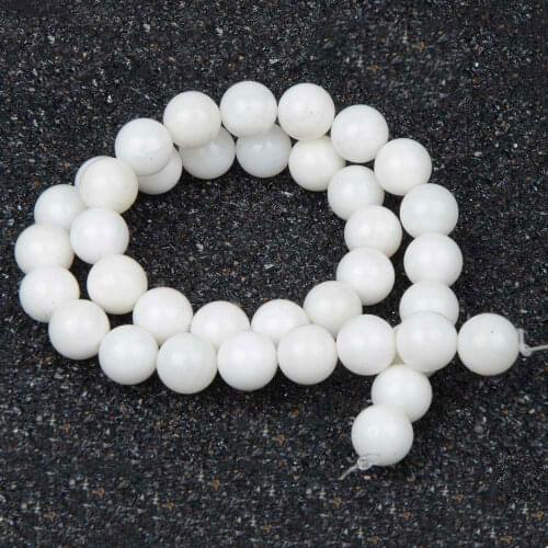 White Tridacna Shell Beads For Women Jewelry Making Loose Beads