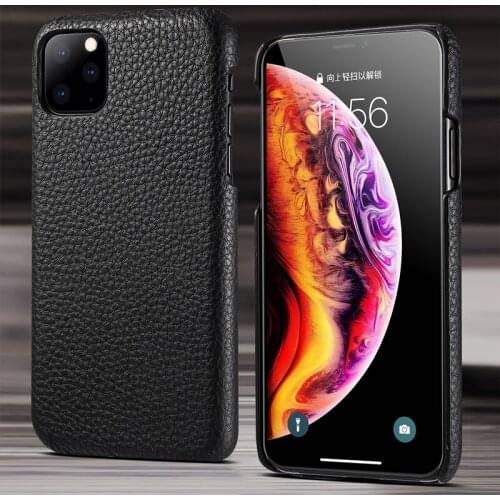 For Apple 11 for iphone 11 Pro Max Genuine Leather Case for iphone X XS XR XS Max Real Leather Back Cover for Apple 6s 7 8 plus
