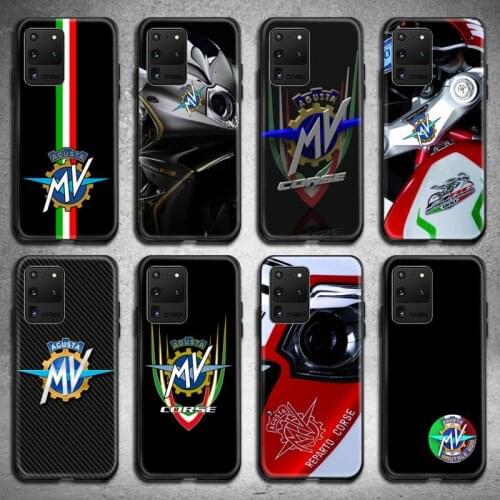 Motorcycle racing Brand Phone Case For Samsung Galaxy S21 Plus Ultra S20 FE M11 S8 S9 plus S10 5G lite 2020 Design-AGUSTAs