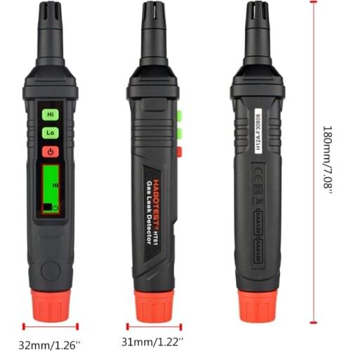 Gas Leak Detector Alarm Combustible Gas Analyzer Detector for All Types Flammable Gas Methane Natural Gas CO CH4 Methane M09 21