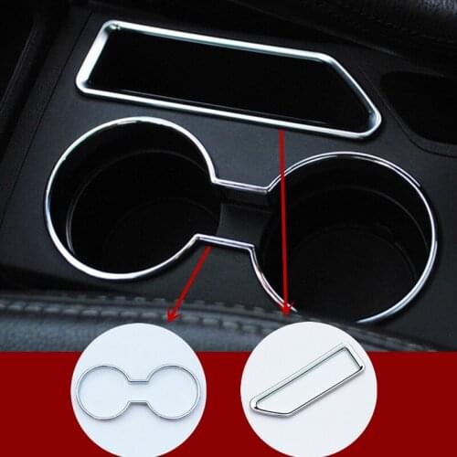 For Jeep Compass Inner Storage Box & Water Cup Holder Cover Trim2011-2015 2pcs Car Accessories Interior Car Decor Car Trim