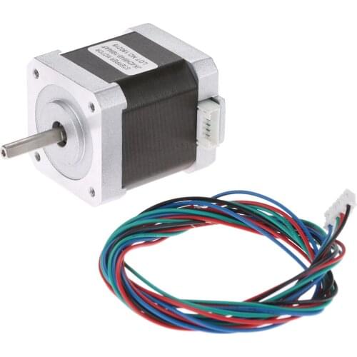 Dophee Nema 17 48mm Hybird Stepper Motor 0.9 Degree 2 Phase 4400g.cm 1.68A 4 Leads For 3D Printers CNC