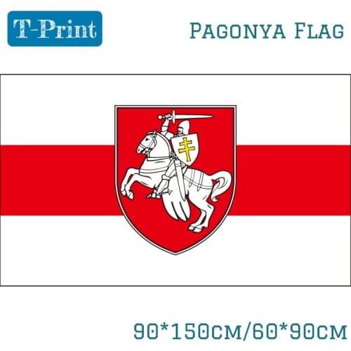 Belarus White Knight Pagonya Flag 150x90cm 60x90cm Banner