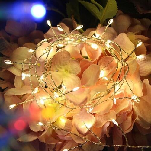 16.5FT Remote Garland String Lights for Bedroom,8 Mode 200 LED Light Battery and USB Operated,Dimmable Wedding Party Decor Light
