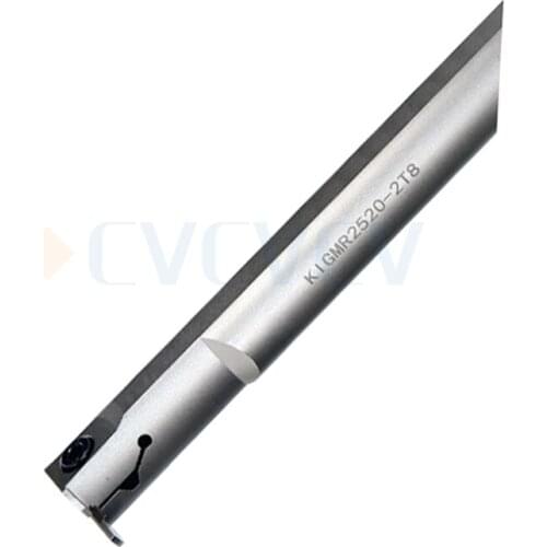 KIGMR2016/2520-2T8 KIGMR 3125-1.5T8/3T10 CNC Lathe Cutting Groove Turning Tools Holder Inner diameter Anti-vibration Machining