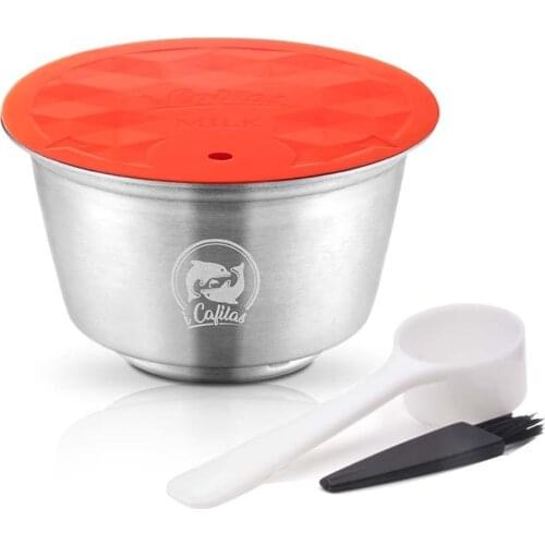 Reusable Stainless Steel Milk Foam Capsule Filter for Dolce Gusto Coffee Machine Refillable Coffee Capsules Pod Coffee Filters