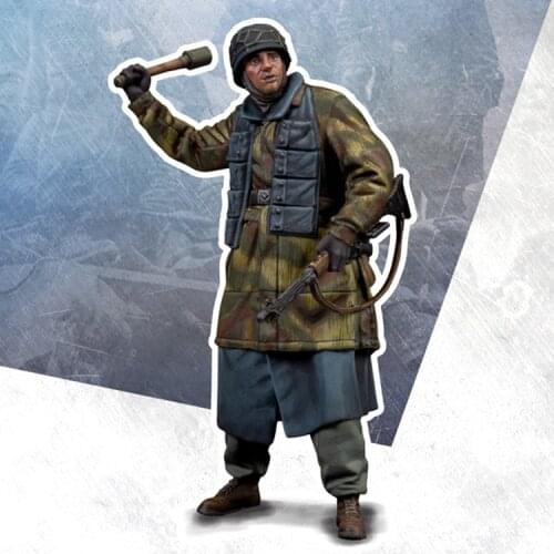 1/35 PARATROOPER DIVISION, Resin Model Soldier GK, World War II, Unassembled and unpainted kit