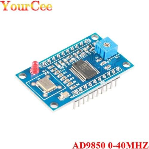 AD9850 DDS Signal Generator Module 0-40MHZ 2 Sine Wave 2 Square DDS Generator Low-pass Filter 125MHZ Crystal Oscillator Test