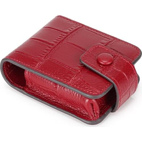 Genuine Leather Lipstick Bags 2021New Fashion Crocodile Pattern Women Cosmetic Bags High Quality Designer Clutch Bolsas Feminina