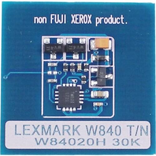 W84020H W84030H Toner Drum reset chip for Lexmark W840 laser printer cartridge refill 30K 60K