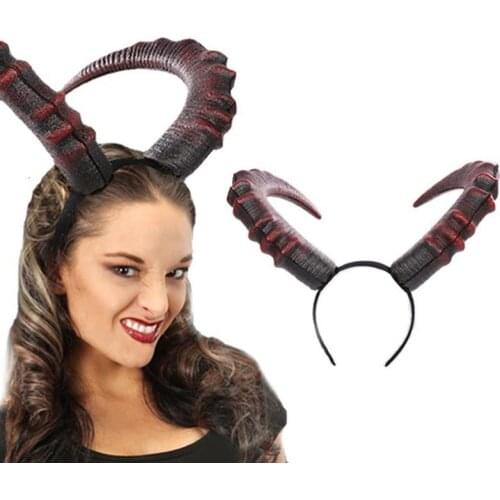 Halloween Decorations Devil Hair Accessories Prom Headband For Masquerade Carnival Halloween Halloween Decoration Navidad Boda