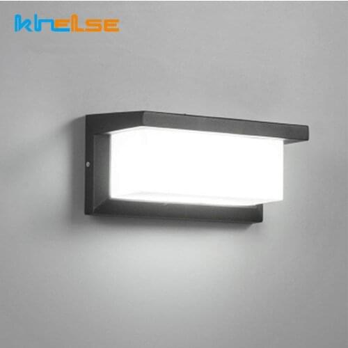 18W Outdoor LED Wall Light Waterproof Porch Light Modern Wall Lamp Radar Motion Sensor Courtyard Garden sconce lighting fixture