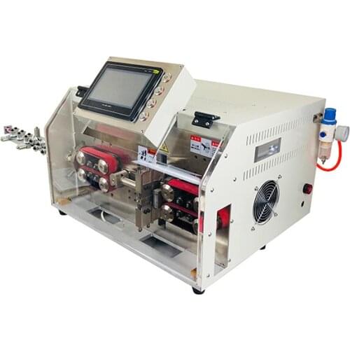A-114 Computer 4-core cable stripping cutting machine ,Hard sheath wire /Large round sheathed cable stripping cutting