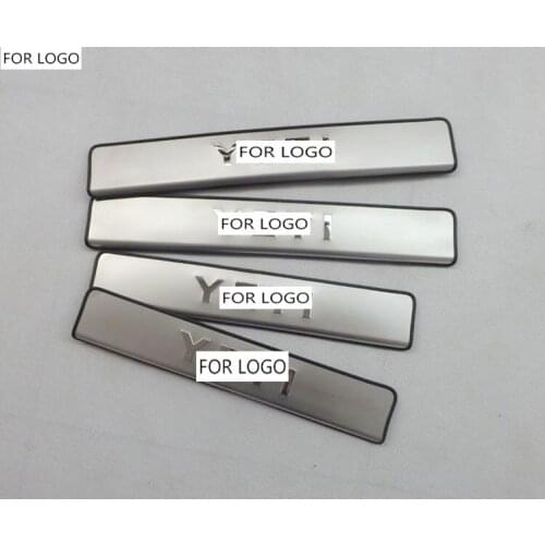 High quality stainless steel Scuff Plate/Door Sill For 2013 Skoda Yeti 4pcs