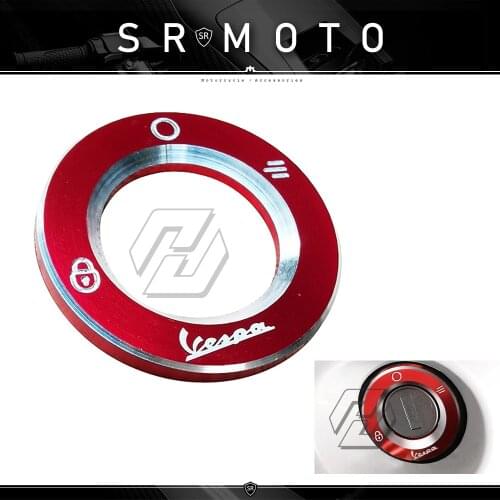 Motorcycle Ignition Switch Cover Key Switch Protector Trim Case for Vespa GTS GTV LX PX Super Sport Sprint Primavera 150 300