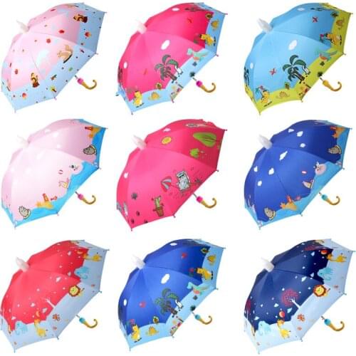 Childrens umbrella baby s creative rain gear kindergarten kids elementary school boys and girls automatic princess umbrella
