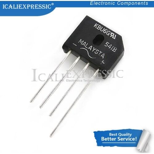 1PCS KBU6G KBU6 DIP-4 In Stock