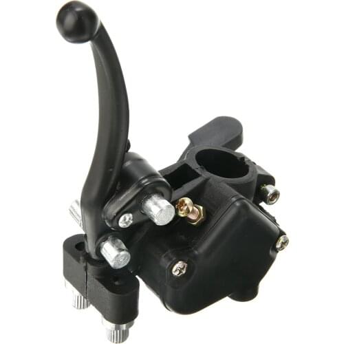1PC Mini Moto Quad Bike ATV Double Thumb Throttle Twin Handle Brake Lever Front Hand Brake Accelerator Assembly Black