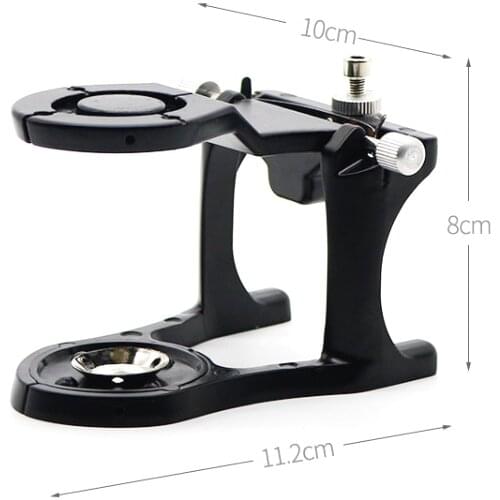 1PC Dental Lab Black Metal Articulator Anatomic Magnetic Articulator For Dental Lab Plaster Model Work