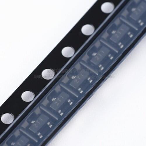 100pcs / 1 lot Original S9012 silk screen 2T1 SOT-23 PNP -25V 500mA SMD transistor