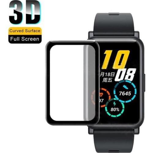3D FULL Coverage Screen Protector Film For Huawei Honor Watch ES Watch Fit HD Clear Water-proof Film Curved Composite Material