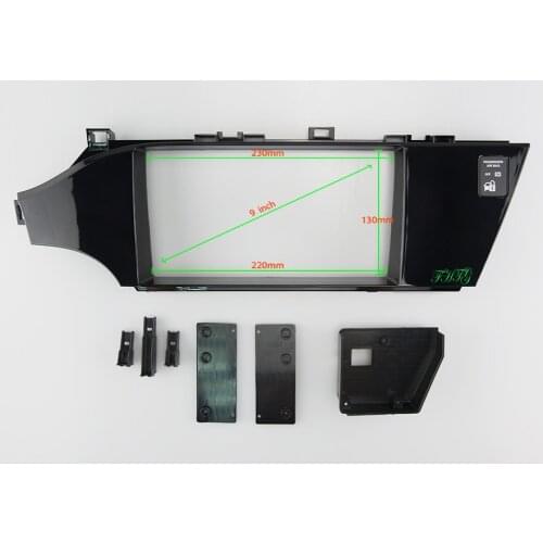 9 INCH Car Audio Frame GPS Navigation Fascia Panel Car dvd Plastic Frame Fascia is suitable for AVALON 2013