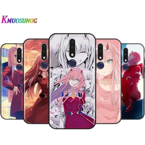 Bright Black Cover The Franxx Anime for OPPO Reno 4 3 Pro 10X Zoom 2 Z F ACE X2 Pro 5G A5 A9 2020 Phone Case