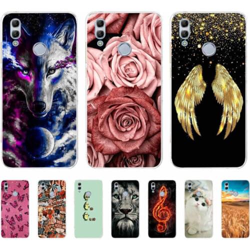 For huawei honor 10 lite case coque 6.21 inch soft tpu back cover for honor 10 lite bumper copa coque Protective bags