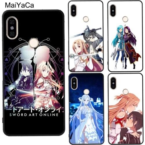 Alicization Sword Art Online For Redmi Note 8 T 9 Pro 7 9S 9A 9C For Mi 10 Ultra Note 10 Lite Case For POCO X3 F2 Pro