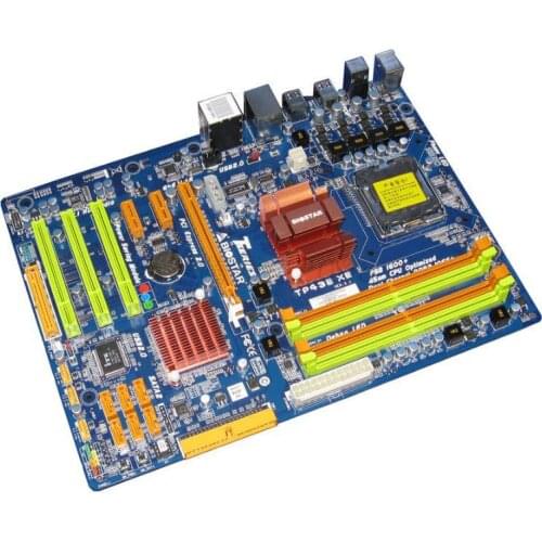 For BIOSTAR TP43E XE Original Used Desktop Motherboard P43 LGA 775 DDR2 8G SATA2 USB2.0 ATX
