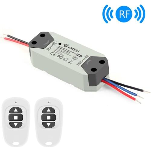 EMylo RF Wireless Switch Motor Controller DC 220V 433mhz 300W Remote Control Switch Relay Module For Rolling Door/Water Pump