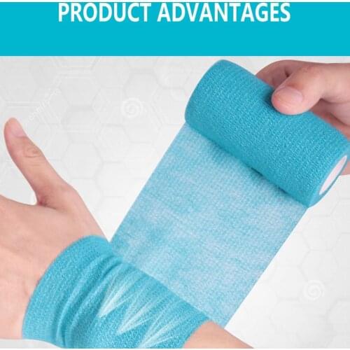 Colour Muscle Protection Tool Care Bandage Tape Sports Elastic Tape Adhesive Sport Therapeutic Tape Sports Kneepad Sports Bandag