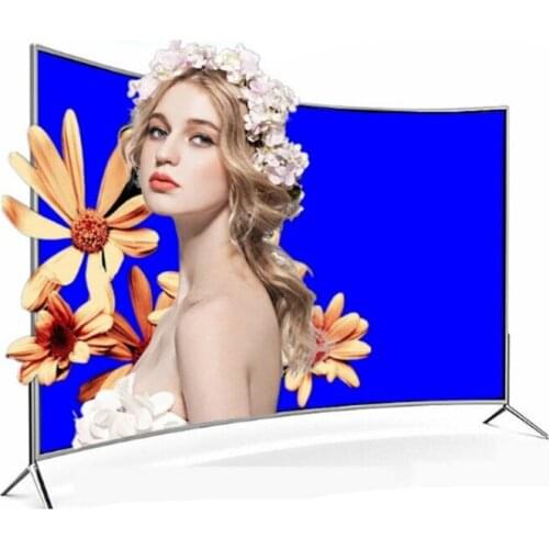 60'' 65'' 70'' inch curved screen led display TV android OS grobal IPTV BVD-T2 TV wifi smart television TV
