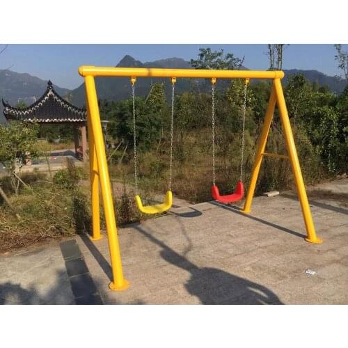 Outdoor baby swing chair playground childrens plastic slide garden toys seat kids monkey bars set children child swing nest Q10