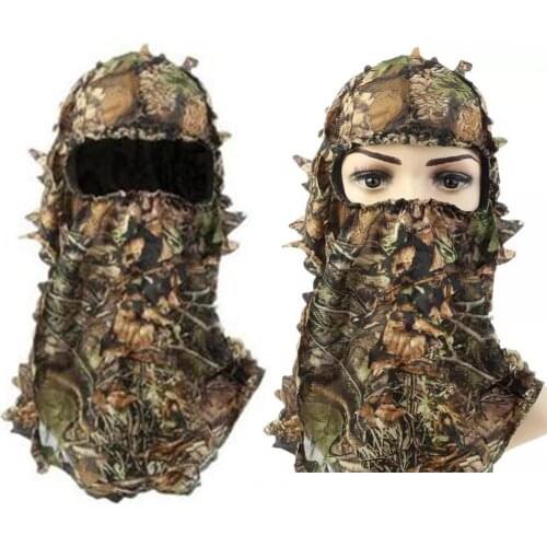 Camouflage Headgear Camo Breathable Polyester Inner Unisex Outdoor Hunting Supply for Disguising Camouflage Headgear