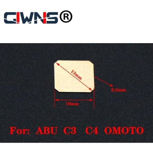 Anti Wear Adjustment Knob Brass Washers For ABU C4 C3 OMOTO Series Water Baitcast Reel Drop Wheel Accessories