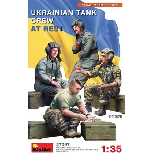 MiniArt 37067 1/35 "Ukrainian Tank Crew at Rest" - Scale Model Kit
